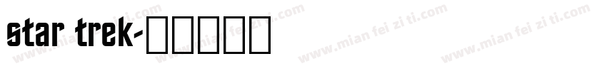 star trek字体转换